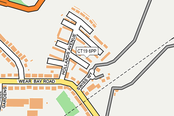 CT19 6PP map - OS OpenMap – Local (Ordnance Survey) CT19 6PP map - OS OpenMap – Local (Ordnance Survey)