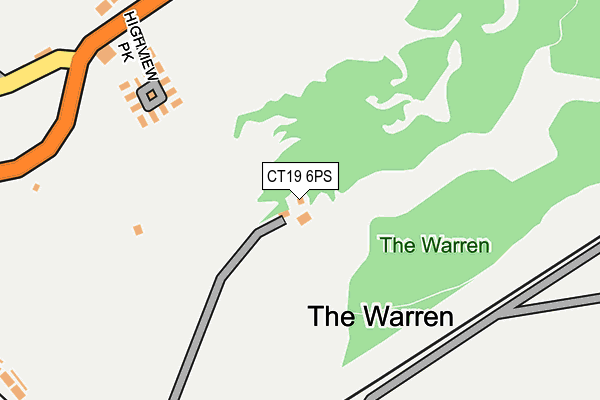 CT19 6PS map - OS OpenMap – Local (Ordnance Survey) CT19 6PS map - OS OpenMap – Local (Ordnance Survey)