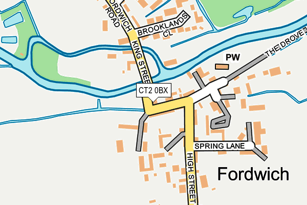 CT2 0BX map - OS OpenMap – Local (Ordnance Survey) CT2 0BX map - OS OpenMap – Local (Ordnance Survey)