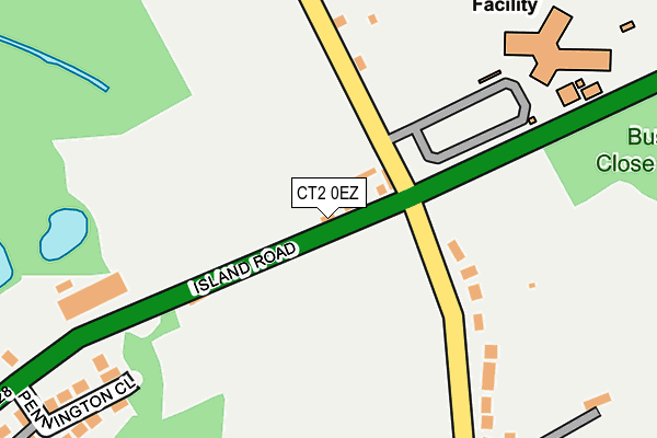 CT2 0EZ map - OS OpenMap – Local (Ordnance Survey) CT2 0EZ map - OS OpenMap – Local (Ordnance Survey)