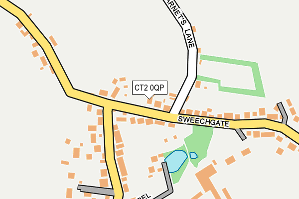 CT2 0QP map - OS OpenMap – Local (Ordnance Survey) CT2 0QP map - OS OpenMap – Local (Ordnance Survey)