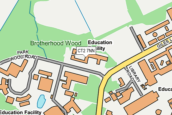 CT2 7NN map - OS OpenMap – Local (Ordnance Survey) CT2 7NN map - OS OpenMap – Local (Ordnance Survey)