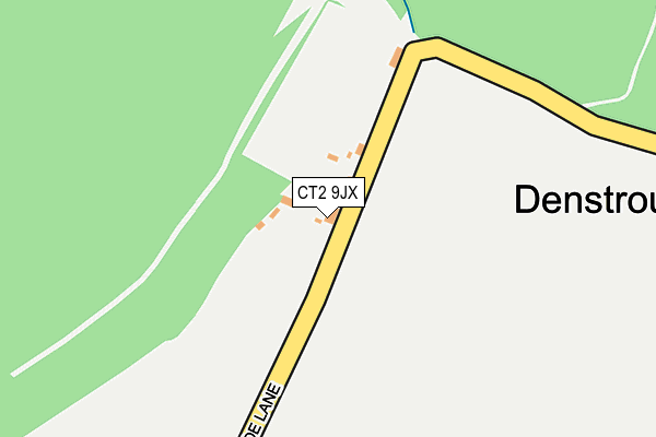 CT2 9JX map - OS OpenMap – Local (Ordnance Survey) CT2 9JX map - OS OpenMap – Local (Ordnance Survey)