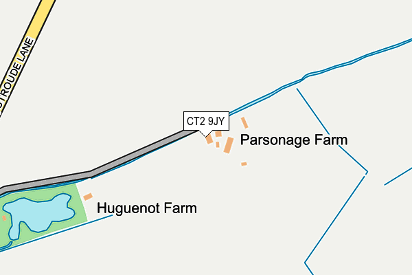 CT2 9JY map - OS OpenMap – Local (Ordnance Survey) CT2 9JY map - OS OpenMap – Local (Ordnance Survey)