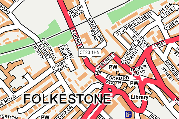 CT20 1HN map - OS OpenMap – Local (Ordnance Survey) CT20 1HN map - OS OpenMap – Local (Ordnance Survey)