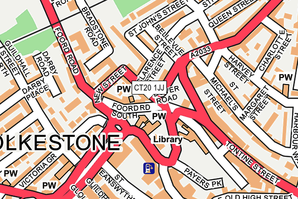 CT20 1JJ map - OS OpenMap – Local (Ordnance Survey) CT20 1JJ map - OS OpenMap – Local (Ordnance Survey)