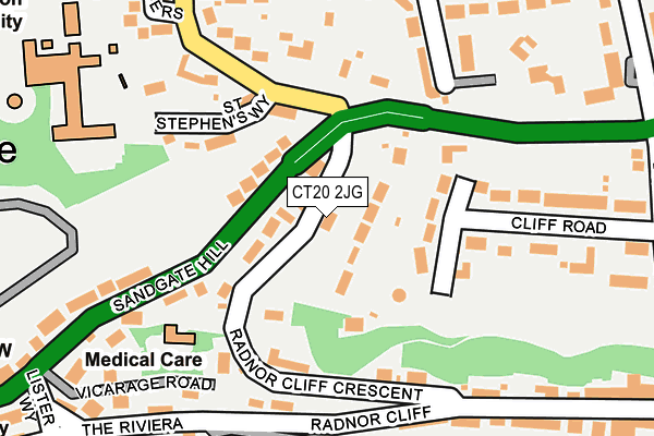 CT20 2JG map - OS OpenMap – Local (Ordnance Survey) CT20 2JG map - OS OpenMap – Local (Ordnance Survey)