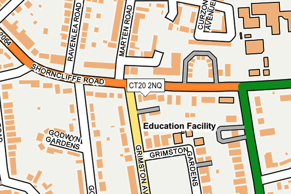 CT20 2NQ map - OS OpenMap – Local (Ordnance Survey) CT20 2NQ map - OS OpenMap – Local (Ordnance Survey)