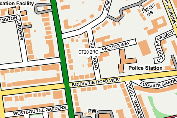 CT20 2RQ map - OS OpenMap – Local (Ordnance Survey) CT20 2RQ map - OS OpenMap – Local (Ordnance Survey)