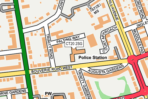 CT20 2SG map - OS OpenMap – Local (Ordnance Survey) CT20 2SG map - OS OpenMap – Local (Ordnance Survey)