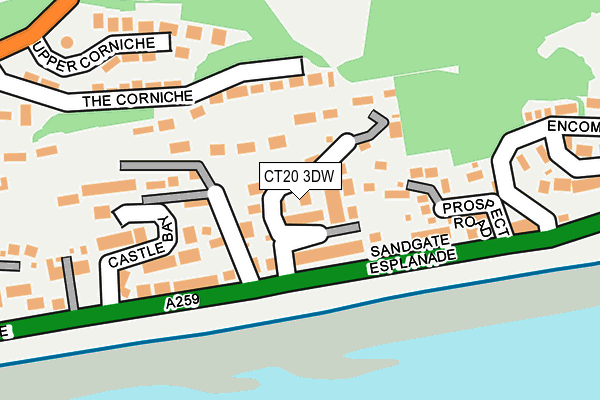 CT20 3DW map - OS OpenMap – Local (Ordnance Survey) CT20 3DW map - OS OpenMap – Local (Ordnance Survey)