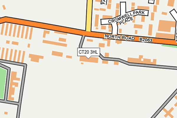 CT20 3HL map - OS OpenMap – Local (Ordnance Survey) CT20 3HL map - OS OpenMap – Local (Ordnance Survey)
