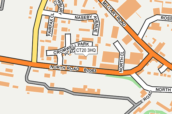 CT20 3HQ map - OS OpenMap – Local (Ordnance Survey) CT20 3HQ map - OS OpenMap – Local (Ordnance Survey)