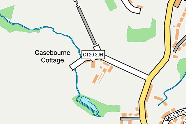 CT20 3JH map - OS OpenMap – Local (Ordnance Survey) CT20 3JH map - OS OpenMap – Local (Ordnance Survey)