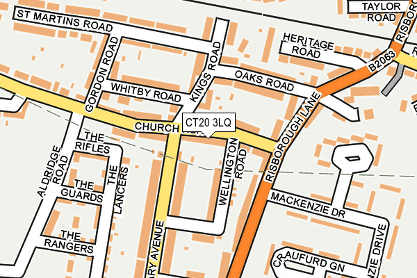 CT20 3LQ map - OS OpenMap – Local (Ordnance Survey) CT20 3LQ map - OS OpenMap – Local (Ordnance Survey)