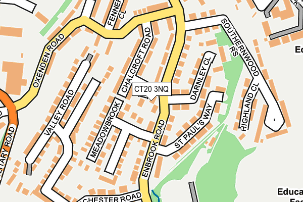 CT20 3NQ map - OS OpenMap – Local (Ordnance Survey) CT20 3NQ map - OS OpenMap – Local (Ordnance Survey)