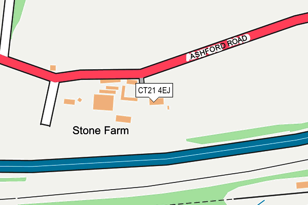 CT21 4EJ map - OS OpenMap – Local (Ordnance Survey) CT21 4EJ map - OS OpenMap – Local (Ordnance Survey)