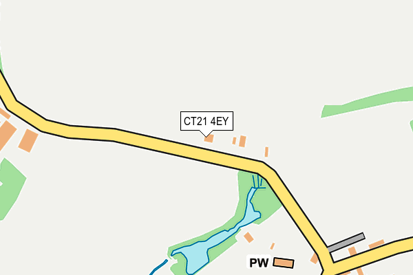 CT21 4EY map - OS OpenMap – Local (Ordnance Survey) CT21 4EY map - OS OpenMap – Local (Ordnance Survey)