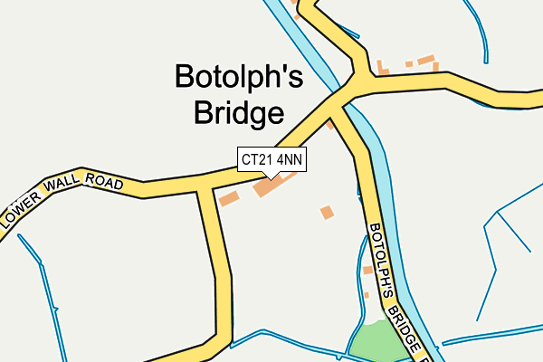 CT21 4NN map - OS OpenMap – Local (Ordnance Survey) CT21 4NN map - OS OpenMap – Local (Ordnance Survey)