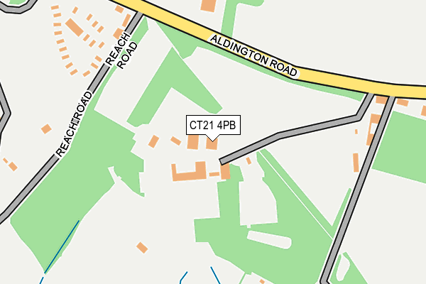 CT21 4PB map - OS OpenMap – Local (Ordnance Survey) CT21 4PB map - OS OpenMap – Local (Ordnance Survey)