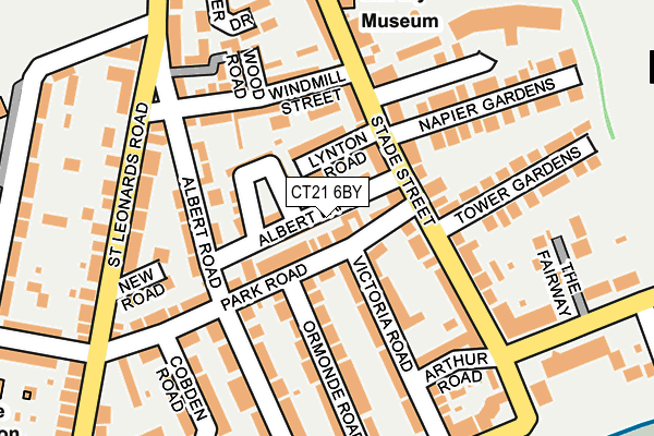 CT21 6BY map - OS OpenMap – Local (Ordnance Survey) CT21 6BY map - OS OpenMap – Local (Ordnance Survey)