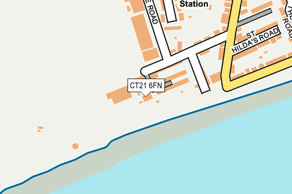 CT21 6FN map - OS OpenMap – Local (Ordnance Survey) CT21 6FN map - OS OpenMap – Local (Ordnance Survey)