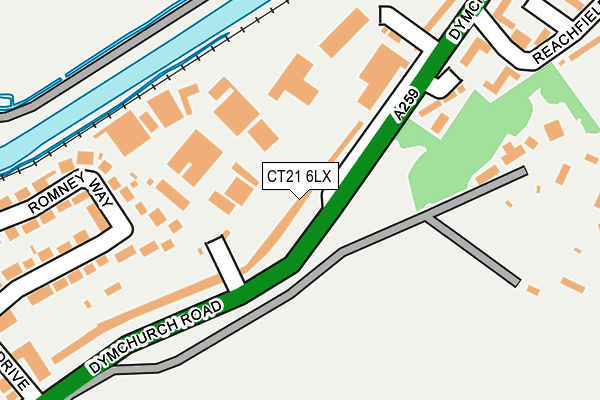 CT21 6LX map - OS OpenMap – Local (Ordnance Survey) CT21 6LX map - OS OpenMap – Local (Ordnance Survey)