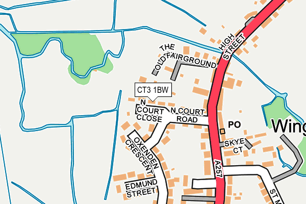 CT3 1BW map - OS OpenMap – Local (Ordnance Survey) CT3 1BW map - OS OpenMap – Local (Ordnance Survey)