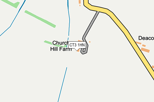 CT3 1HN map - OS OpenMap – Local (Ordnance Survey) CT3 1HN map - OS OpenMap – Local (Ordnance Survey)
