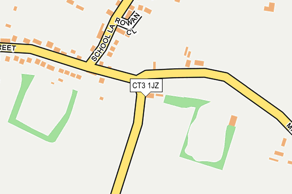 CT3 1JZ map - OS OpenMap – Local (Ordnance Survey) CT3 1JZ map - OS OpenMap – Local (Ordnance Survey)