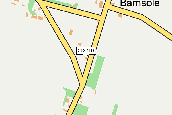 CT3 1LD map - OS OpenMap – Local (Ordnance Survey) CT3 1LD map - OS OpenMap – Local (Ordnance Survey)