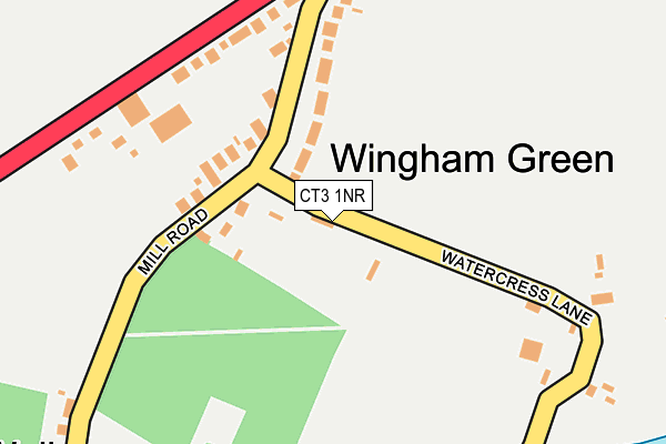 CT3 1NR map - OS OpenMap – Local (Ordnance Survey) CT3 1NR map - OS OpenMap – Local (Ordnance Survey)