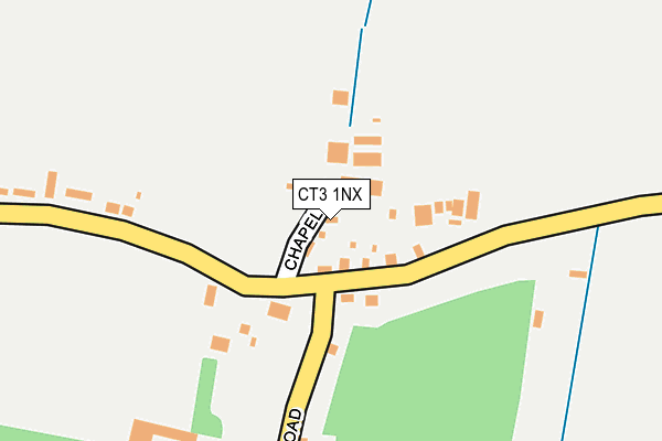 CT3 1NX map - OS OpenMap – Local (Ordnance Survey) CT3 1NX map - OS OpenMap – Local (Ordnance Survey)
