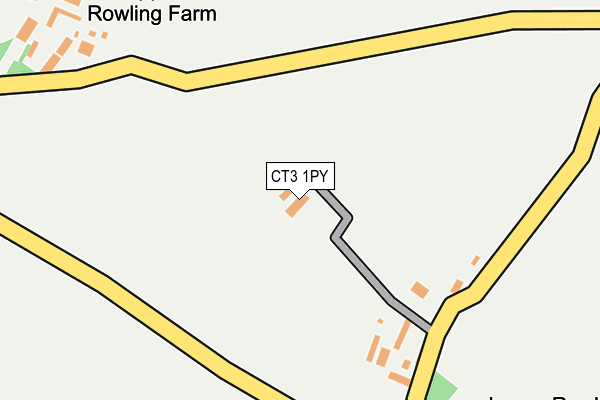 CT3 1PY map - OS OpenMap – Local (Ordnance Survey) CT3 1PY map - OS OpenMap – Local (Ordnance Survey)
