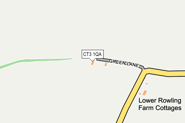 CT3 1QA map - OS OpenMap – Local (Ordnance Survey) CT3 1QA map - OS OpenMap – Local (Ordnance Survey)