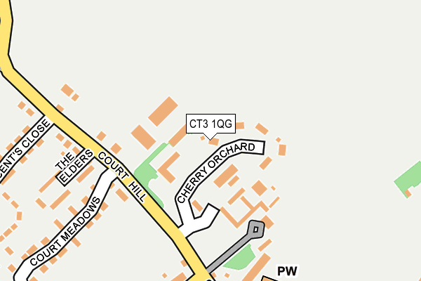 CT3 1QG map - OS OpenMap – Local (Ordnance Survey) CT3 1QG map - OS OpenMap – Local (Ordnance Survey)