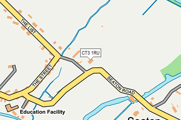 CT3 1RU map - OS OpenMap – Local (Ordnance Survey) CT3 1RU map - OS OpenMap – Local (Ordnance Survey)