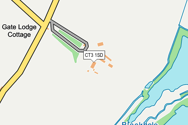 CT3 1SD map - OS OpenMap – Local (Ordnance Survey)