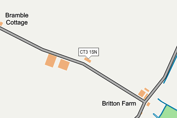 CT3 1SN map - OS OpenMap – Local (Ordnance Survey) CT3 1SN map - OS OpenMap – Local (Ordnance Survey)