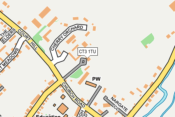 CT3 1TU map - OS OpenMap – Local (Ordnance Survey) CT3 1TU map - OS OpenMap – Local (Ordnance Survey)