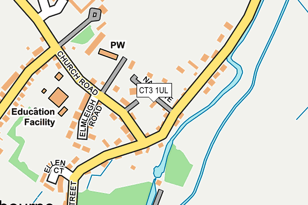 CT3 1UL map - OS OpenMap – Local (Ordnance Survey) CT3 1UL map - OS OpenMap – Local (Ordnance Survey)