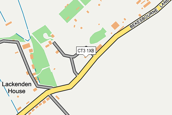 CT3 1XB map - OS OpenMap – Local (Ordnance Survey) CT3 1XB map - OS OpenMap – Local (Ordnance Survey)