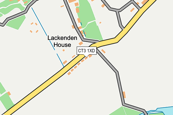 CT3 1XD map - OS OpenMap – Local (Ordnance Survey) CT3 1XD map - OS OpenMap – Local (Ordnance Survey)