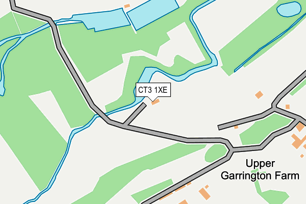 CT3 1XE map - OS OpenMap – Local (Ordnance Survey) CT3 1XE map - OS OpenMap – Local (Ordnance Survey)