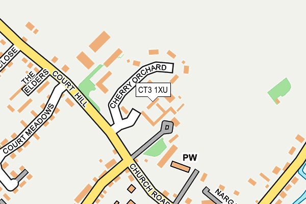 CT3 1XU map - OS OpenMap – Local (Ordnance Survey) CT3 1XU map - OS OpenMap – Local (Ordnance Survey)