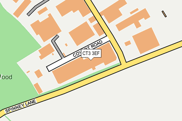 CT3 3EF map - OS OpenMap – Local (Ordnance Survey) CT3 3EF map - OS OpenMap – Local (Ordnance Survey)