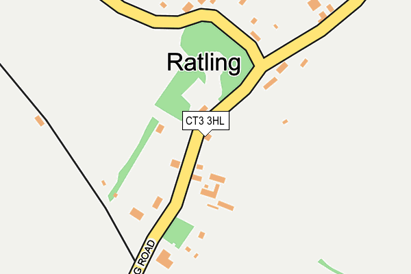CT3 3HL map - OS OpenMap – Local (Ordnance Survey) CT3 3HL map - OS OpenMap – Local (Ordnance Survey)