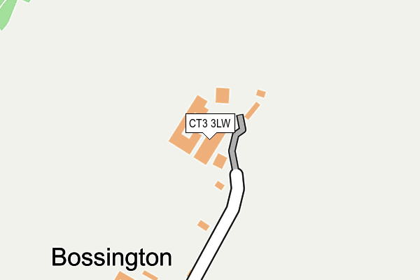 CT3 3LW map - OS OpenMap – Local (Ordnance Survey) CT3 3LW map - OS OpenMap – Local (Ordnance Survey)