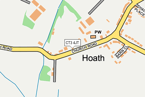 CT3 4JT map - OS OpenMap – Local (Ordnance Survey) CT3 4JT map - OS OpenMap – Local (Ordnance Survey)