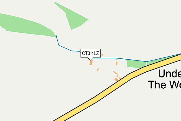 CT3 4LZ map - OS OpenMap – Local (Ordnance Survey) CT3 4LZ map - OS OpenMap – Local (Ordnance Survey)